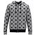 MCM Zip-Hoodie mit Allover-Druck Grau