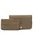 Hermès Portafoglio bifold in pelle Hermes Dogon Duo GM Grigio