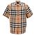 Camisa de cuadros Burberry Castaño Beige