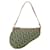 Christian Dior Dior Trotter Saddle Canvas Leather Handbag Green Cloth  ref.1828134
