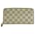 Louis Vuitton Damier Azur Zippy Wallet N60019 Beige Cloth  ref.1828434
