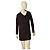 Ted Baker Schwarzes Mini-Kleid mit langen Ärmeln aus Polyester
