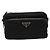 PRADA Borsa a Spalla in Nylon Pelle Nera Argento Autentica 97437 - vista 13