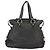 SAINT LAURENT Bolsa Muse de couro 2 vias preta Auth 97545 - vista 2