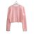 Dior x Raf Simons Frühling 2015 Rosa Gekürzter Cardigan Pink