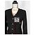 Chanel Nuevo Chaqueta de Tweed Negro con Botones Legendarios de Joyas - vista 10