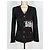 Chanel Nuevo Chaqueta de Tweed Negro con Botones Legendarios de Joyas - vista 6