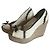 Sandali con zeppa Louis Vuitton Starboard pelle beige 37