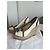 Sandali con zeppa Louis Vuitton Starboard pelle beige 37 - vista 2