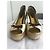 Sandali con zeppa Louis Vuitton Starboard pelle beige 37 - vista 3