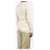 Maje Creme Kabelstrickpullover - Größe UK 8 Roh  - Ansicht 2