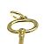 Tiffany & Co Tiffany Oval Key Charm Pendant Necklace Golden - view 9