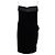 Abito mini senza spalline in velluto nero Saint Laurent
