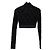 Top Corto DG-Logo en Jacquard de Algodón Negro de Dolce & Gabbana - vista 5
