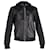 Dolce & Gabbana Zipped Hooded Jacket in Black Leather   ref.1830904