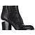 Stivaletti con taglio Gabi in pelle nera di Alexander Wang Nero