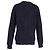 Moschino Logo-Patch-Pullover aus marineblauer Wolle - vista 3