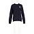 Moschino Logo-Patch-Pullover aus marineblauer Wolle - vista 4