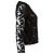 Top de encaje Belle de Diane Von Furstenberg en rayón negro - vista 2