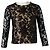 Top de encaje Belle de Diane Von Furstenberg en rayón negro - vista 4