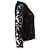 Top de encaje Belle de Diane Von Furstenberg en rayón negro - vista 5