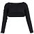 Giacca bolero cropped Givenchy in lana nera Nero