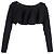 Giacca bolero cropped Givenchy in lana nera Nero - vista 3