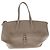 Borsa da viaggio in pelle Empreinte beige con monogramma in rilievo Louis Vuitton