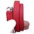 Tracolla Hermès per borsa Hermès Kelly in pelle rossa, nuova, mai usata. Rosso