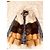 Chaqueta Bel Air de piel de zorro marrón beige Castaño Camello - vista 12