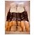 Chaqueta Bel Air de piel de zorro marrón beige Castaño Camello - vista 4