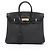 Hermès Sac à main Hermes Birkin 25 Touch Togo Alligator Noir