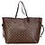 Sac tote Louis Vuitton Damier Neverfull GM N41357 Marron - vue 2