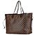 Sac tote Louis Vuitton Damier Neverfull GM N41357 Marron - vue 3