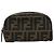 FENDI Zucca Canvas Tasche braun schwarz Auth fm4029 - Ansicht 13