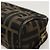 FENDI Zucca Canvas Tasche braun schwarz Auth fm4029 - Ansicht 16