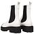 Botines de charol Chanel Blanco - vista 2