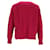 Distressed Rundhals-Pullover aus roter Wolle von Dsquared2  - Ansicht 8