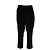 Pantaloni cropped in velluto a coste neri Ami Paris Nero - vista 6