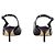 Gloss Star Cut Out Low Stiletto Pumps - Coperni - Leather - Black - view 3