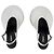 Foil Ufo Tacones - Coperni - Cuero - Plata - vista 4
