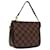 LOUIS VUITTON Damier Ebene Trousse makeup Pouch N51982 LV Auth ep6082  ref.1834554