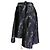 Falda capa jacquard Dries Van Noten Negro Azul Gris antracita - vista 2
