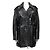 Kleid / Mantel Alexander McQueen Schwarz Silber Hardware