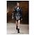 Kleid / Mantel Alexander McQueen Schwarz Silber Hardware - Ansicht 15