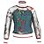 Fendi Mesh bestickte Bluse aus mehrfarbigem Nylon Mehrfarben