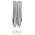 Vestido midi drapeado de Lanvin en lino gris - vista 6