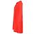 Vestido plisado A-Line Chloé en seda roja - vista 2