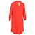 Vestido plisado A-Line Chloé en seda roja - vista 3