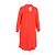Vestido plisado A-Line Chloé en seda roja - vista 6